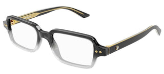 Montblanc MB0257O men Black Geometric Eyeglasses