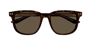 Montblanc MB0258SA men Havana Squared Sunglasses