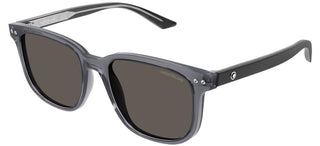 Montblanc MB0258SA men Grey Squared Sunglasses