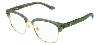 Montblanc MB0259OK men Green Squared Eyeglasses