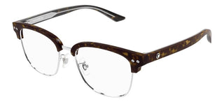 Montblanc MB0259OK men Havana Squared Eyeglasses