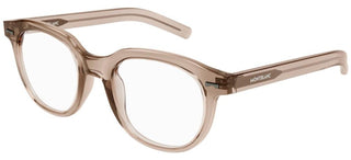 Montblanc MB0261O men Brown Squared Eyeglasses