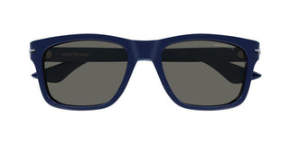 Montblanc MB0263S men Blue Squared Sunglasses