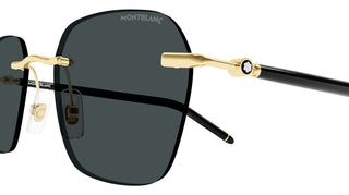 Montblanc MB0270S men Black Squared Sunglasses