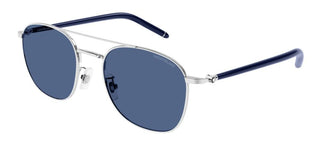 Montblanc MB0271S men Silver Squared Sunglasses