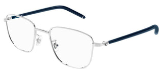 Montblanc MB0272O men Silver Geometric Eyeglasses