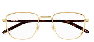 Montblanc MB0272O men Gold Geometric Eyeglasses