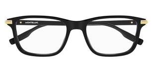 Montblanc MB0277O men Black Squared Eyeglasses