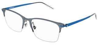 Montblanc MB0284OA men Blue Geometric Eyeglasses