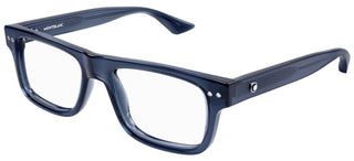 Montblanc MB0289O men Blue Squared Eyeglasses