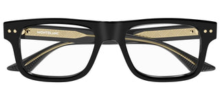 Montblanc MB0289O men Black Squared Eyeglasses