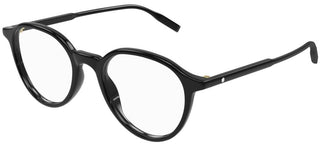 Montblanc MB0291O men Black Round Eyeglasses