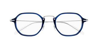 Montblanc MB0296O men Blue Squared Eyeglasses