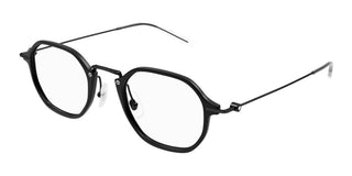 Montblanc MB0296O men Black Squared Eyeglasses