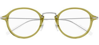 Montblanc MB0297O men Yellow Round Eyeglasses