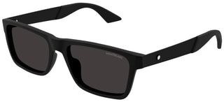 Montblanc MB0299S men Black Squared Sunglasses