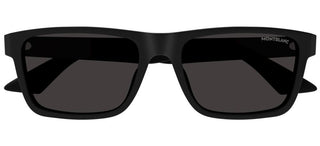 Montblanc MB0299S men Black Squared Sunglasses