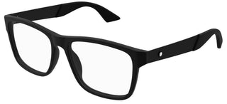 Montblanc MB0300O men Black Squared Eyeglasses