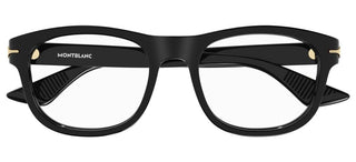 Montblanc MB0306O men Black Squared Eyeglasses