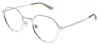 Montblanc MB0310OA men Silver Round Eyeglasses