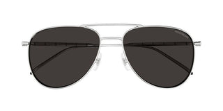 Montblanc MB0311S men Silver Pilot Sunglasses