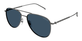 Montblanc Mb0311s Men Ruthenium Pilot Sunglasses