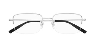 Montblanc MB0313OA men Silver Squared Eyeglasses