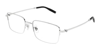 Montblanc MB0313OA men Silver Squared Eyeglasses