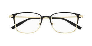 Montblanc MB0314OA men Gold Squared Eyeglasses