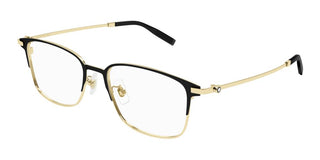 Montblanc MB0314OA men Gold Squared Eyeglasses