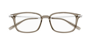 Montblanc MB0315OA men Brown Squared Eyeglasses