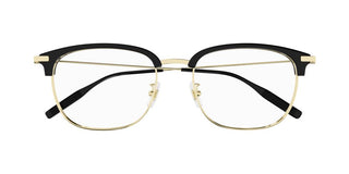 Montblanc MB0316OA men Gold Squared Eyeglasses