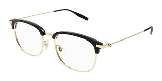 Montblanc MB0316OA men Gold Squared Eyeglasses