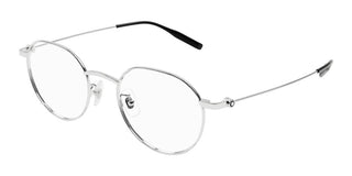 Montblanc MB0317OA men Silver Round Eyeglasses