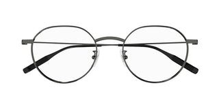 Montblanc MB0317OA men Black Round Eyeglasses