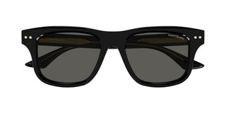 Montblanc MB0319S men Black Squared Sunglasses