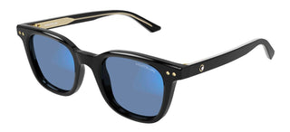 Montblanc MB0320S men Black Round Sunglasses