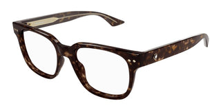 Montblanc MB0321O men Havana Squared Eyeglasses