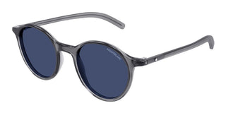 Montblanc MB0324S men Grey Round Sunglasses