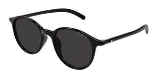 Montblanc MB0326SA men Black Round Sunglasses