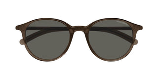 Montblanc MB0326SA men Brown Round Sunglasses