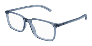 Montblanc MB0328O men Blue Squared Eyeglasses