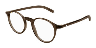 Montblanc MB0329O men Brown Round Eyeglasses