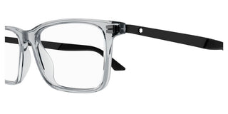 Montblanc MB0333O men Grey Squared Eyeglasses