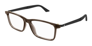 Montblanc MB0333O men Brown Squared Eyeglasses