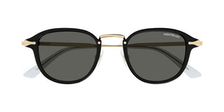 Montblanc MB0336S men Gold Pantos Sunglasses