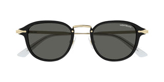 Montblanc MB0336S men Gold Pantos Sunglasses