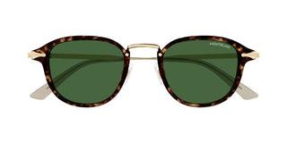 Montblanc MB0336S men Gold Pantos Sunglasses