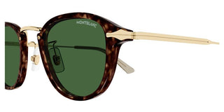 Montblanc MB0336S men Gold Pantos Sunglasses