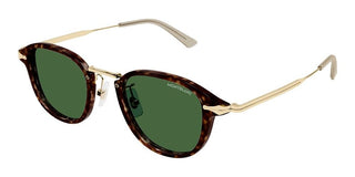 Montblanc MB0336S men Gold Pantos Sunglasses